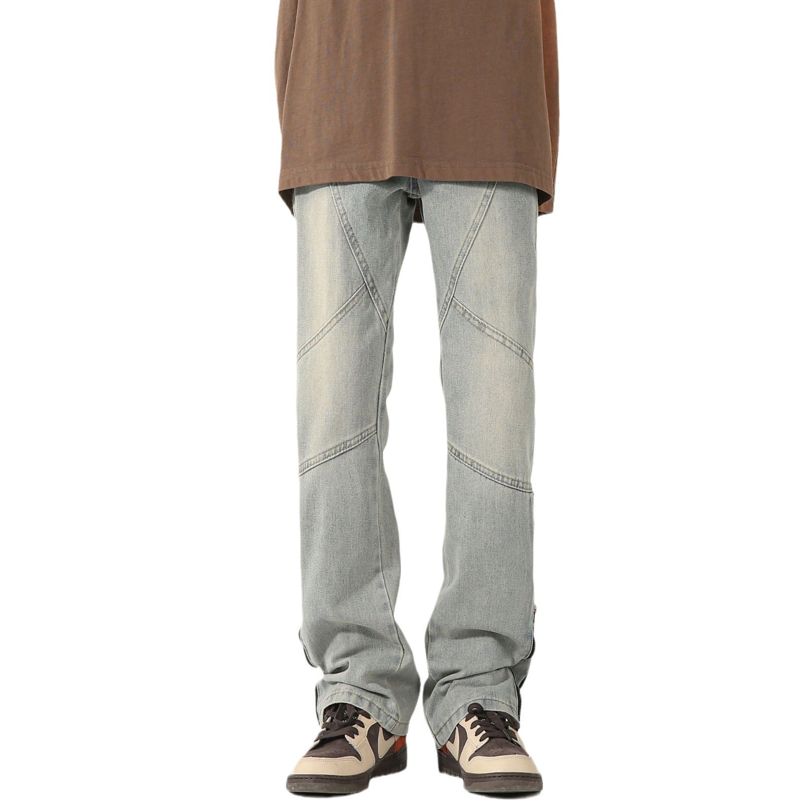 Fashion American Stitching Niche Jeans Men Fashion American Stitching Niche Jeans Men