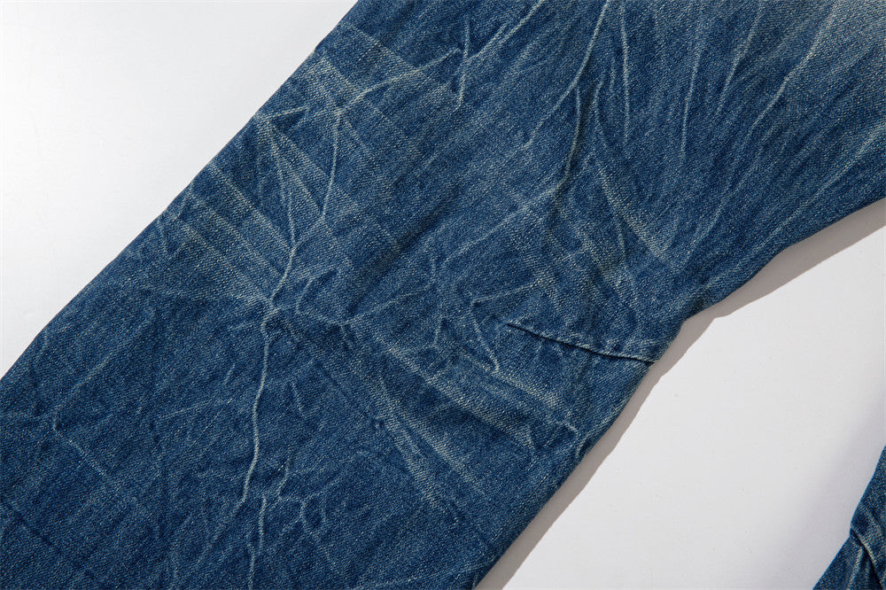 Ripped Washed Wear-white Jeans For Men Ripped Washed Wear-white Jeans For Men