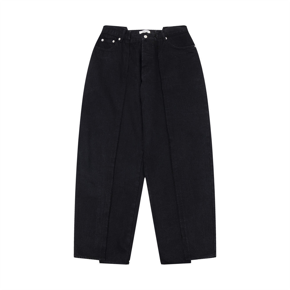 Fashion Loose Cool Washed Jeans Men Fashion Loose Cool Washed Jeans Men