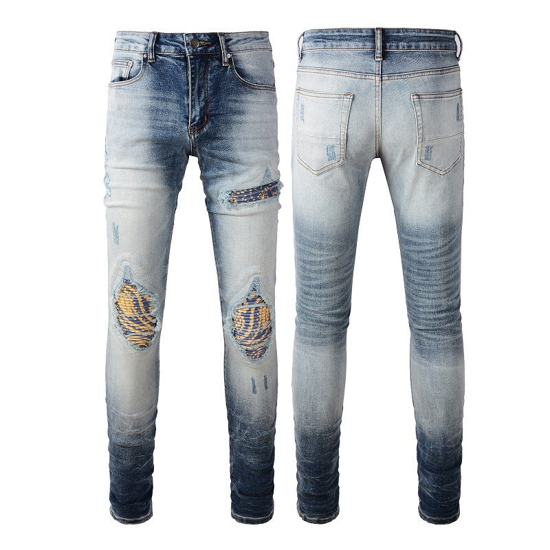 New American Retro Jeans Trendy Men New American Retro Jeans Trendy Men