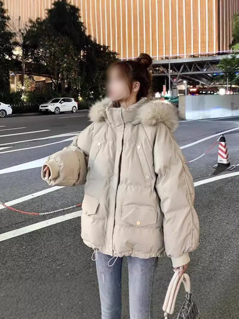 Loose Slimming Parka Coat For Women Loose Slimming Parka Coat For Women