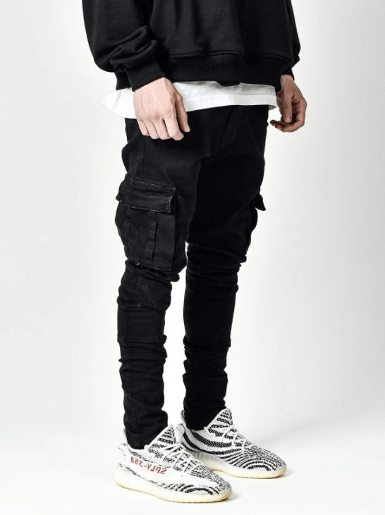 New Skinny Jeans With Side Pockets And Feet For Men New Skinny Jeans With Side Pockets And Feet For Men