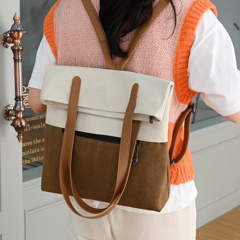 Versatile Handbag Retro Canvas Women Versatile Handbag Retro Canvas Women
