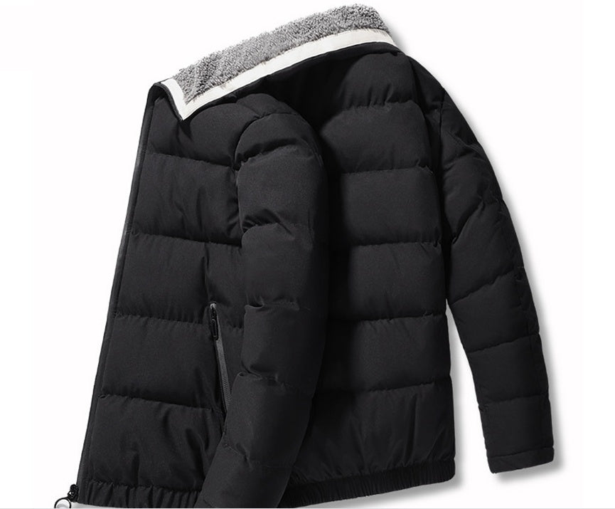 Warm Winter Plus Fleece Jacket Casual All-match Warm Winter Plus Fleece Jacket Casual All-match