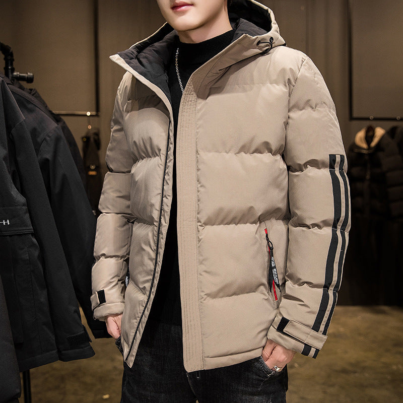 Men's Polyester Plus Velvet Padded Padded Jacket Men's Polyester Plus Velvet Padded Padded Jacket