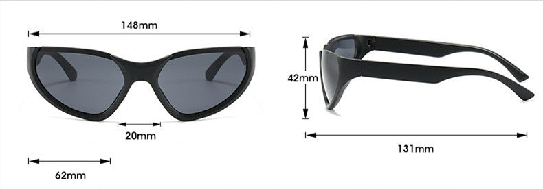 Men And Women Riding Cat's Eye Half Frame Colorful Sunglasses Men And Women Riding Cat's Eye Half Frame Colorful Sunglasses