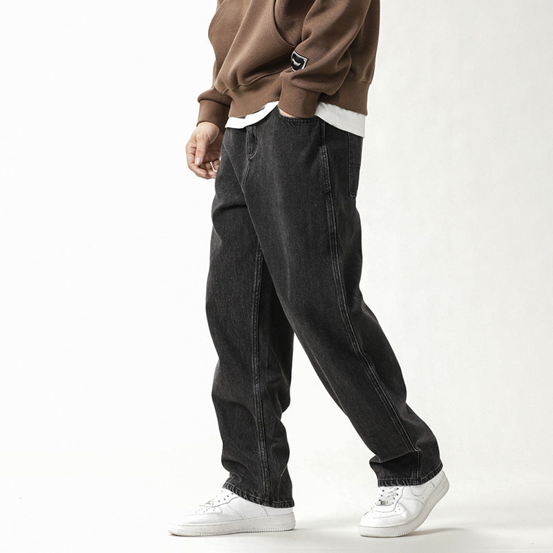 Stylish Loose Plus Size Jeans For Men Stylish Loose Plus Size Jeans For Men