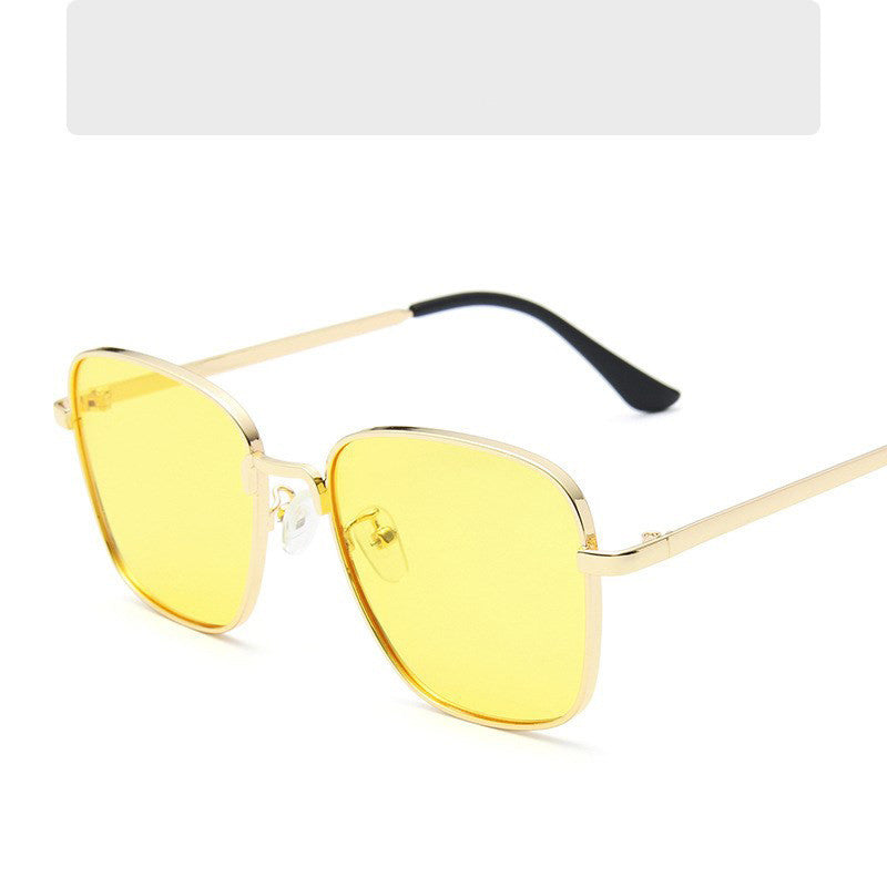 Men And Women Temperament Box Marine Piece Sunglasses Men And Women Temperament Box Marine Piece Sunglasses