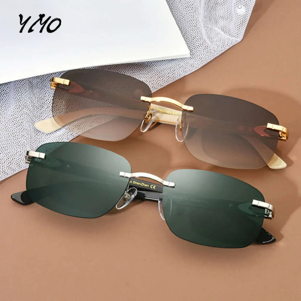 2024 Buffalo Horn Eyeglasses Frames Mens Nylon Buffs Sunglasses Luxury Rimless Square Glasses Women Eyewear 2024 Buffalo Horn Eyeglasses Frames Mens Nylon Buffs Sunglasses Luxury Rimless Square Glasses Women Eyewear