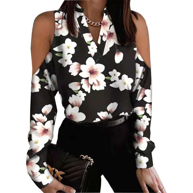 2024 Designer Women Clothes Blouse Long Sleeve Off Shoulder Blouses Printed Shirt Ladies Outfits T-shirt Tops Casual Clothing 3xl 2024 Designer Women Clothes Blouse Long Sleeve Off Shoulder Blouses Printed Shirt Ladies Outfits T-shirt Tops Casual Clothing 3xl