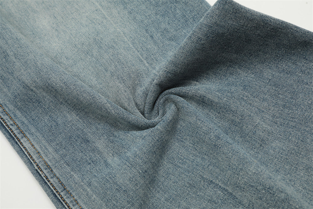 Fashion American Washed Worn Jeans Men