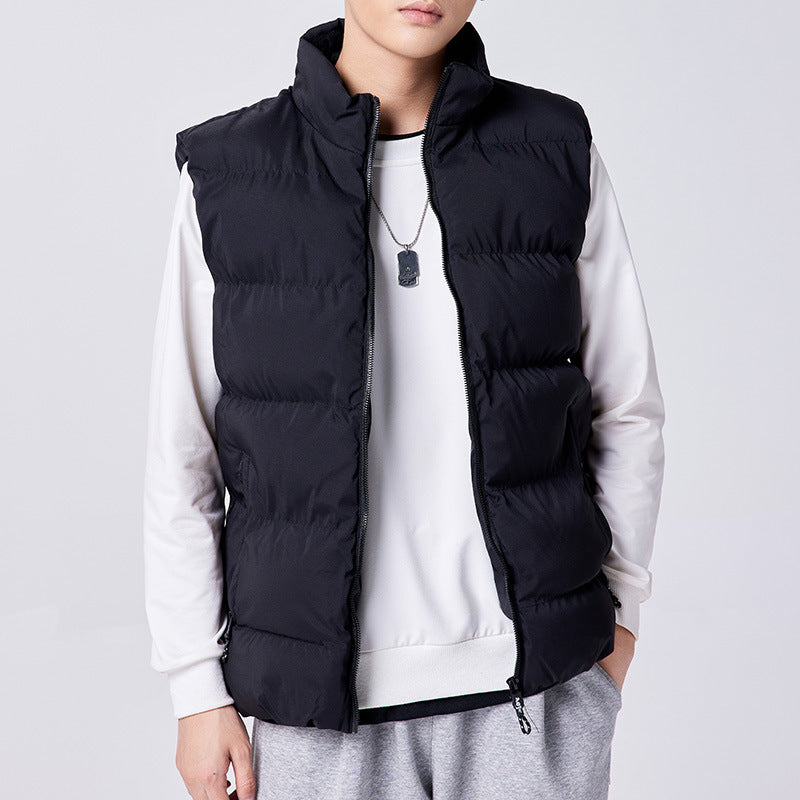Casual Vest Men's Down Cotton Thickening
