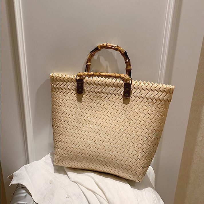 Retro Large Capacity Woven Handbag