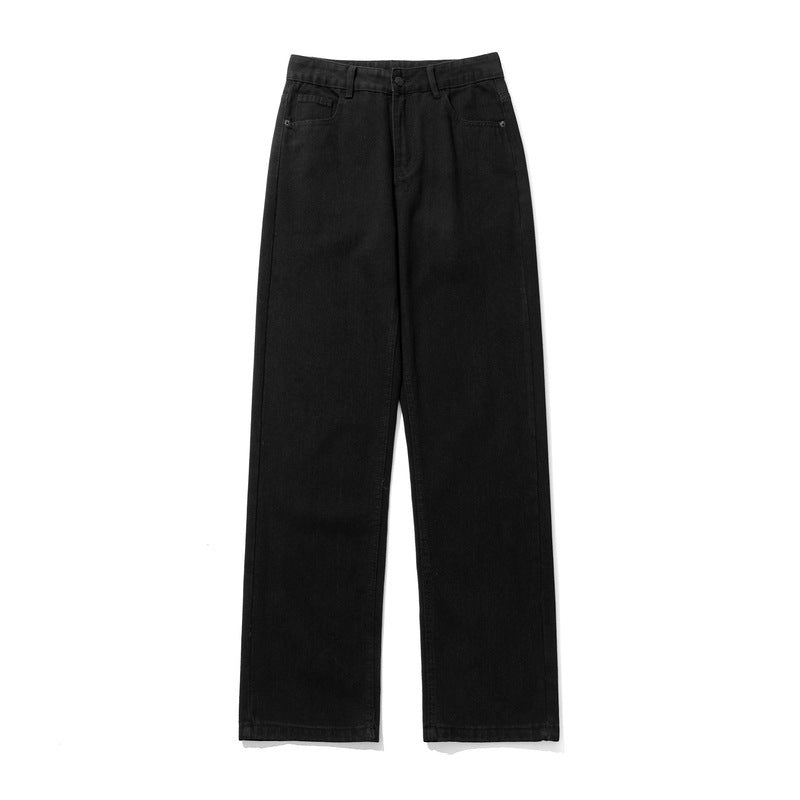 Yellow Mud Dyed High Street Washed Worn Jeans Men