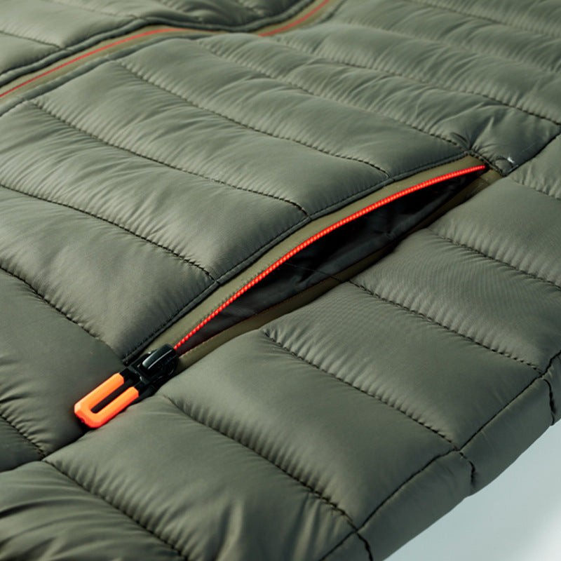Fashion Men's Autumn Vest Stand-Collar Cotton Jacket