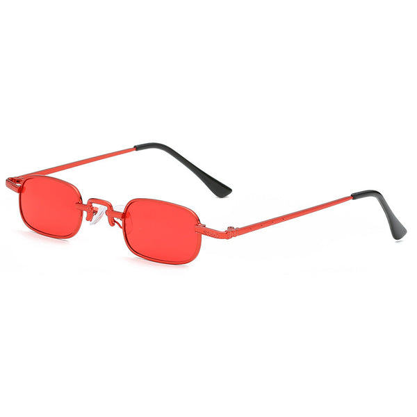 Square small frame men and women sunglasses