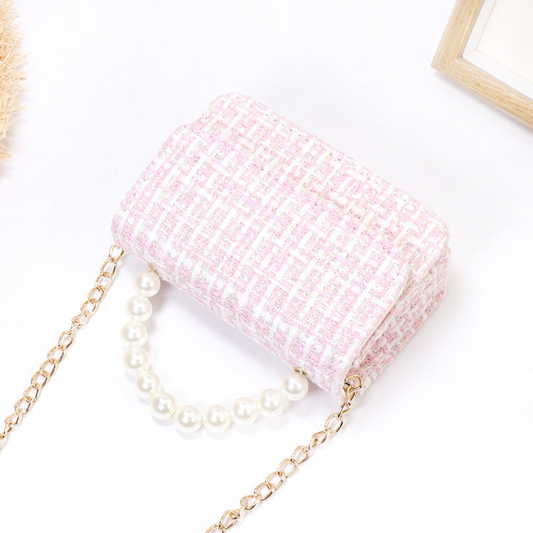 Princess personality pearl handbag