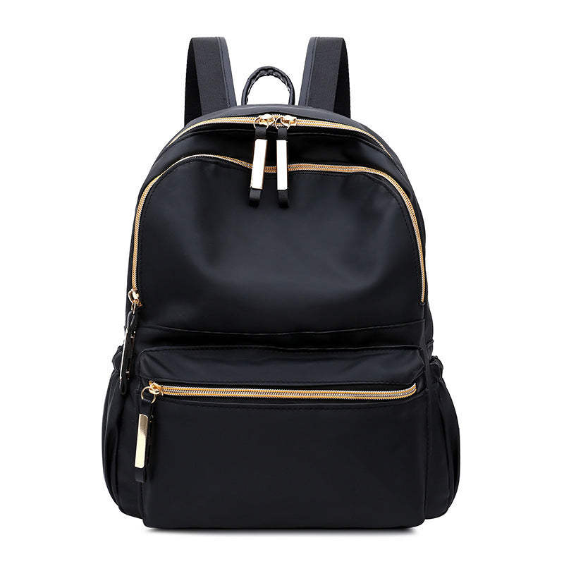 Waterproof Oxford Backpack Women Black School Bags