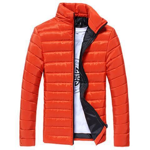 Men's thickening of down jacket