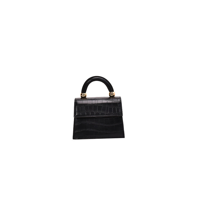 Stone grain Simple handbag