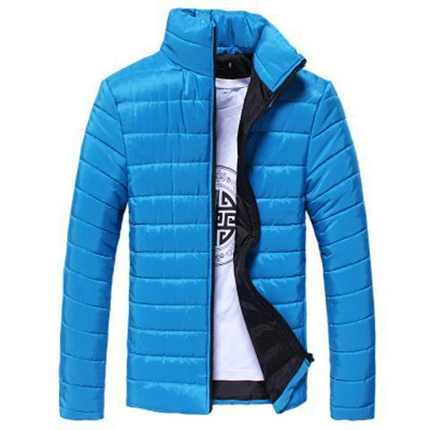 Men's thickening of down jacket