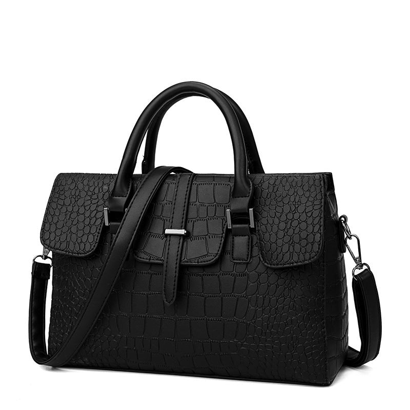 Embossed stone pattern handbag female shoulder diagonal handbag pattern