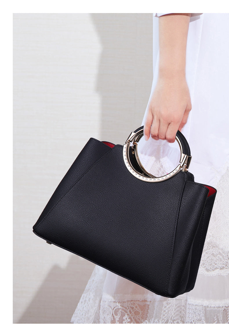 Middle-aged lady mother handbag