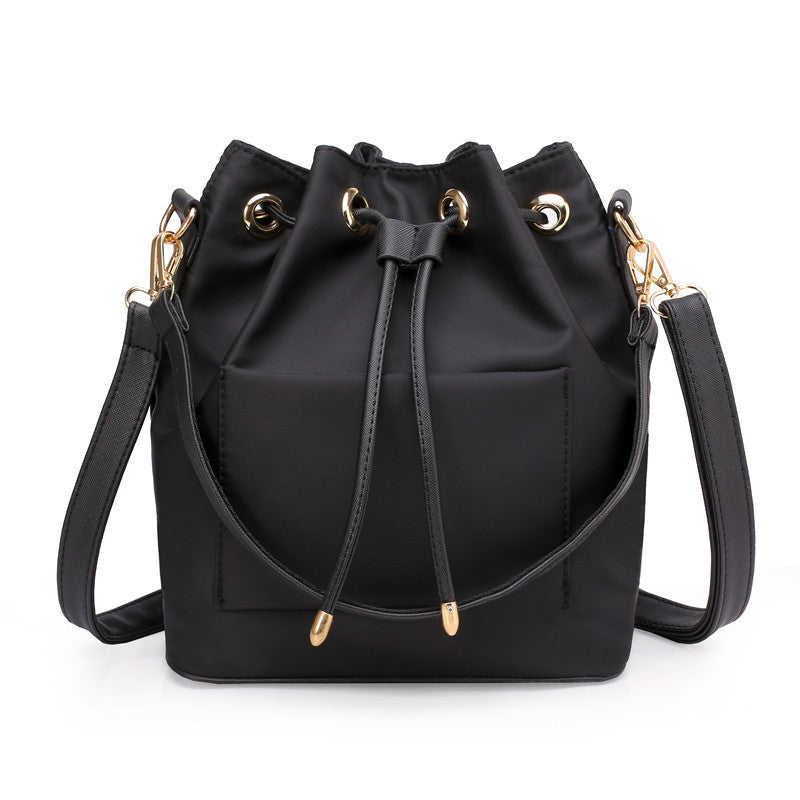 Nylon diagonal handbag