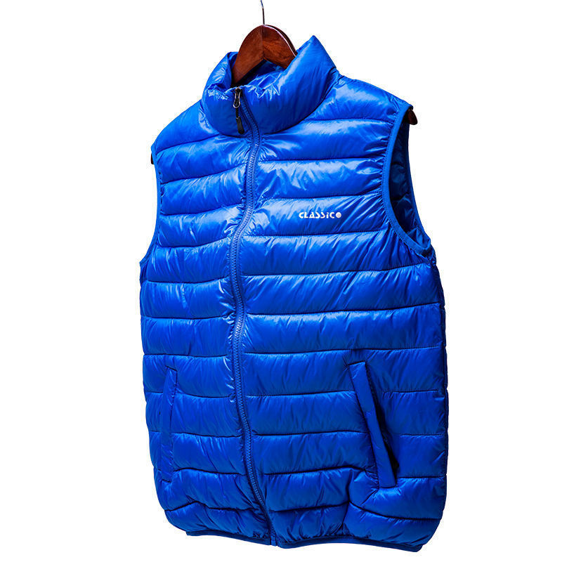 Men's And Women's Short Vest Thick Down Cotton Vest