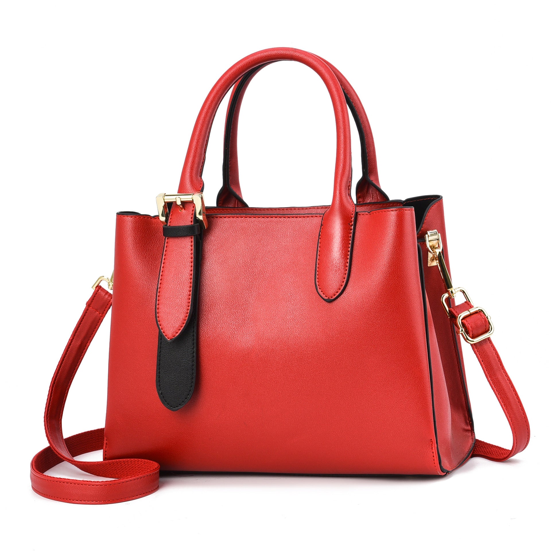 Ladies Bags Fashion New Large-capacity Urban Simple Handbag Pure Color Shoulder Bag Manufacturers