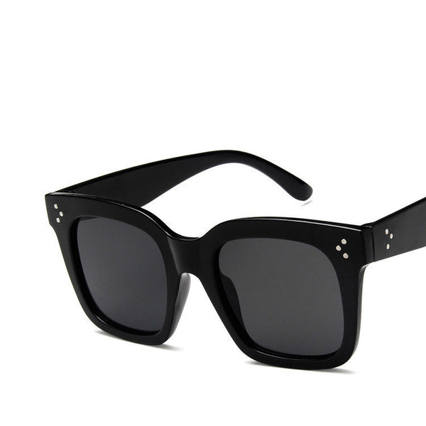 Sunglasses European And American Retro Square Frame Wild Big Frame Sunglasses Sunglasses