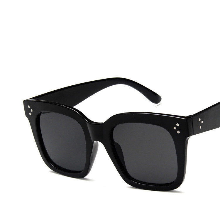 Sunglasses European And American Retro Square Frame Wild Big Frame Sunglasses Sunglasses