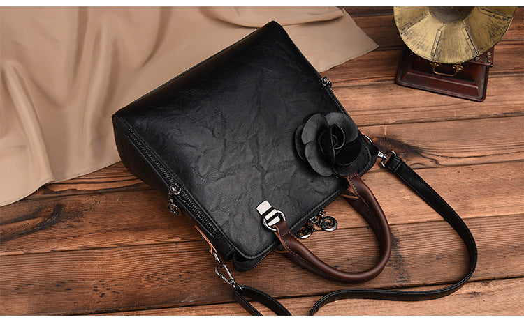 Elegant Real Leather Handbag