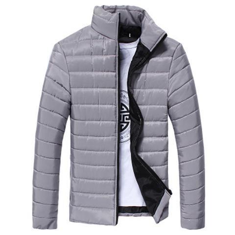 Men's thickening of down jacket