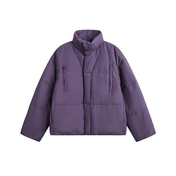 Stand Collar Bread For Men And Women Down Jacket