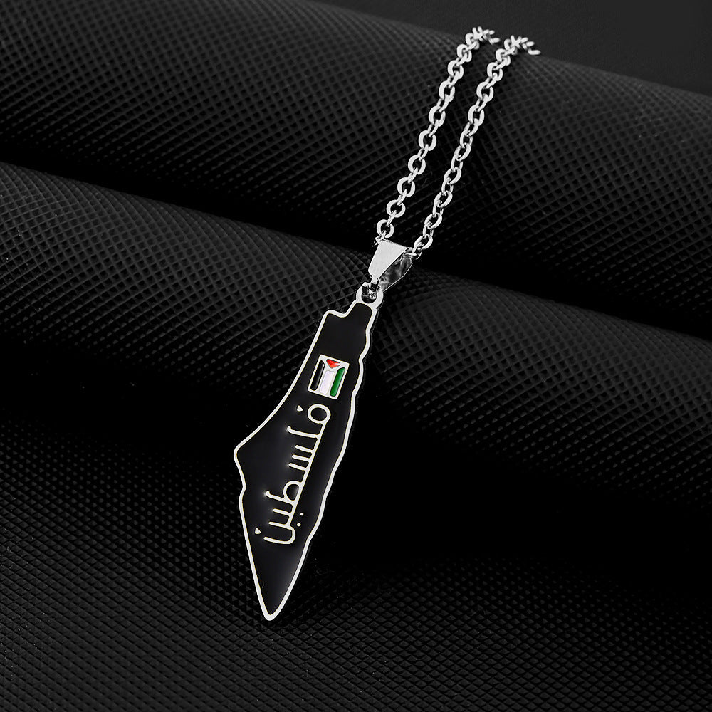 Retro Titanium Steel Pendant Necklace Men And Women Couple Yiwu Accessories New