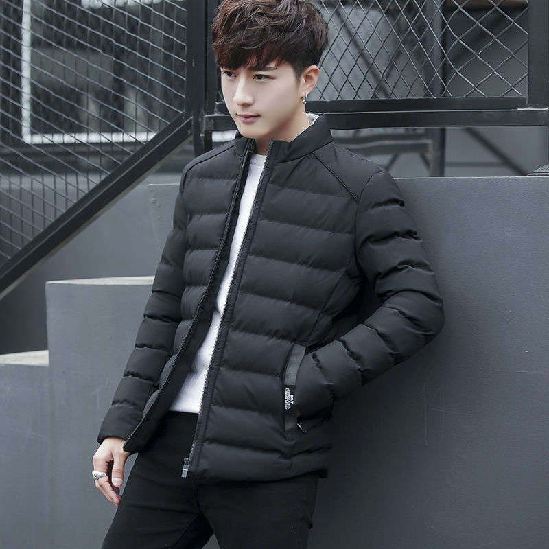 Men's thickening of down jacket