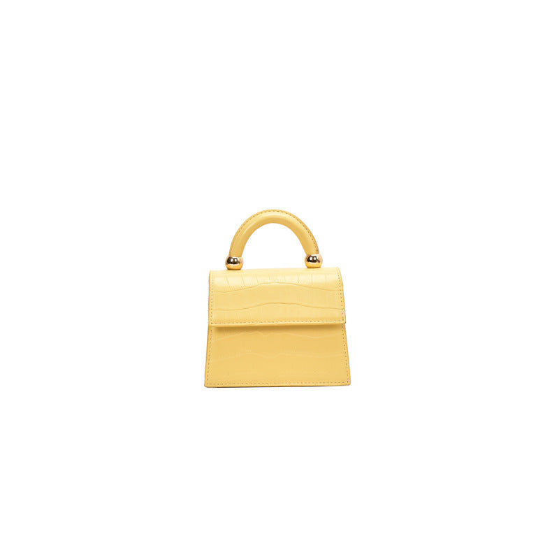 Stone grain Simple handbag