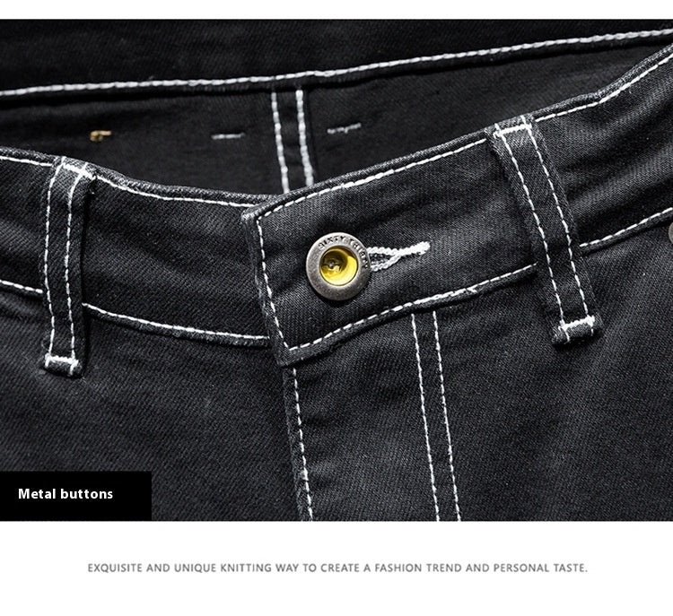 Men's Diagonal Pocket Comfortable Jeans