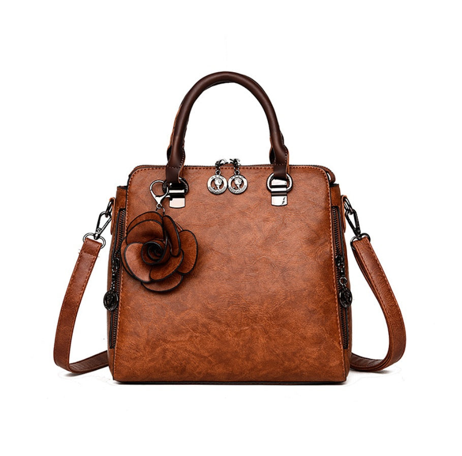 Elegant Real Leather Handbag