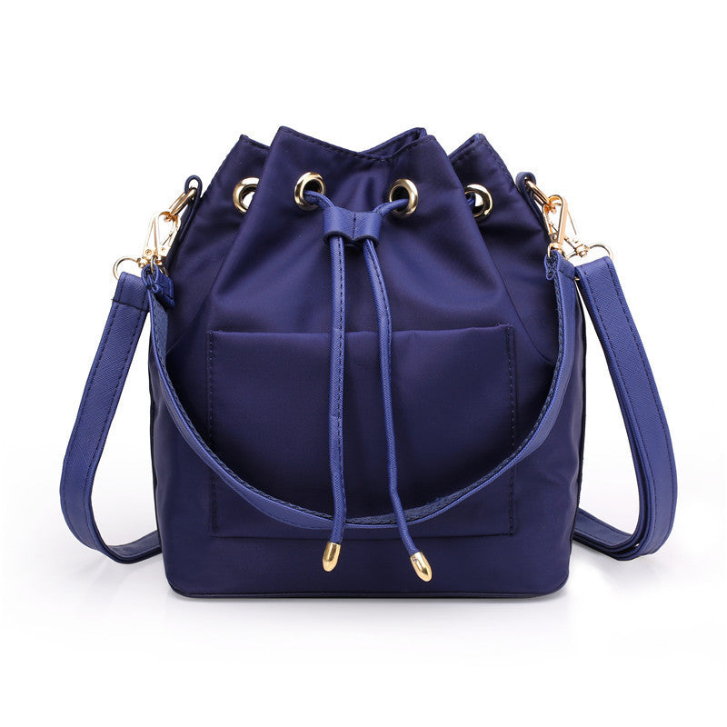 Nylon diagonal handbag