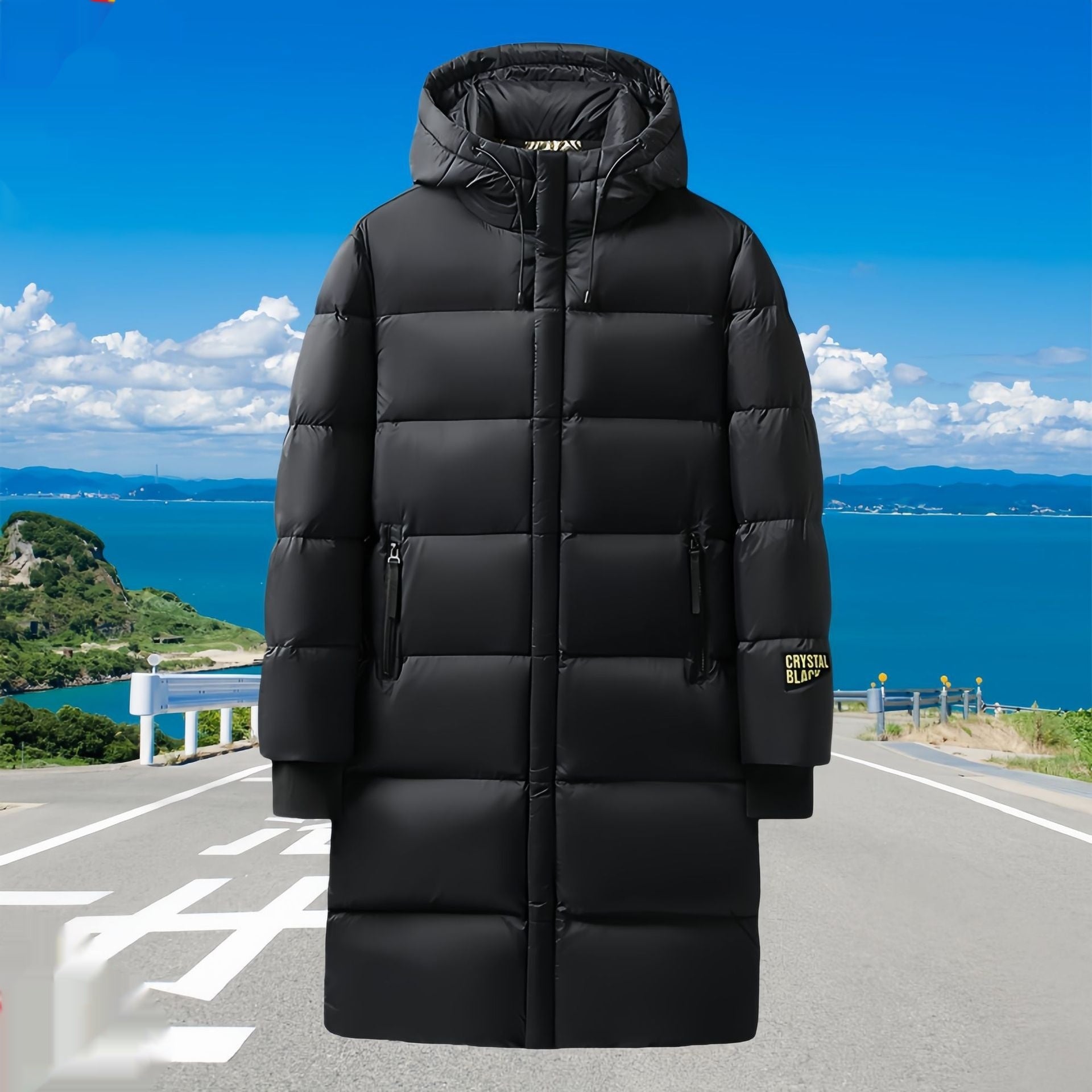 Hooded Down Jacket Same Thickened Winter Bread Coat