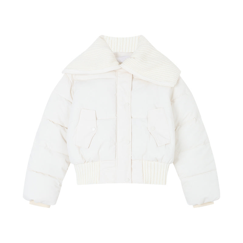Lapel Thickening Thermal Cotton-padded Clothes Women's Bread Coat Winter