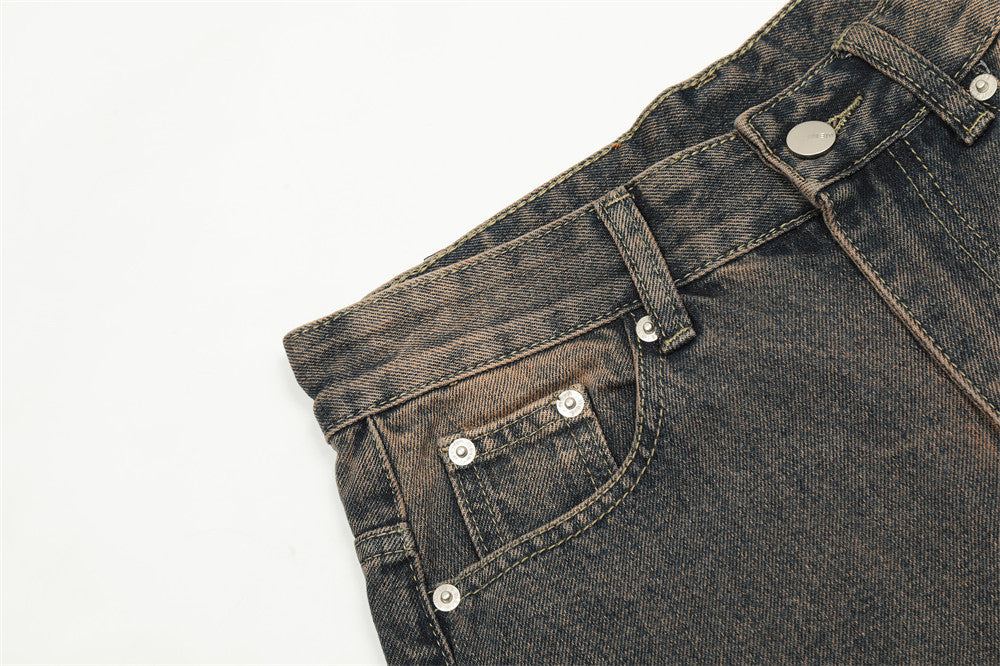 Fashion Side Zipper Slit Jeans For Men