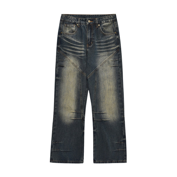 Fashion Washed Straight Jeans For Men