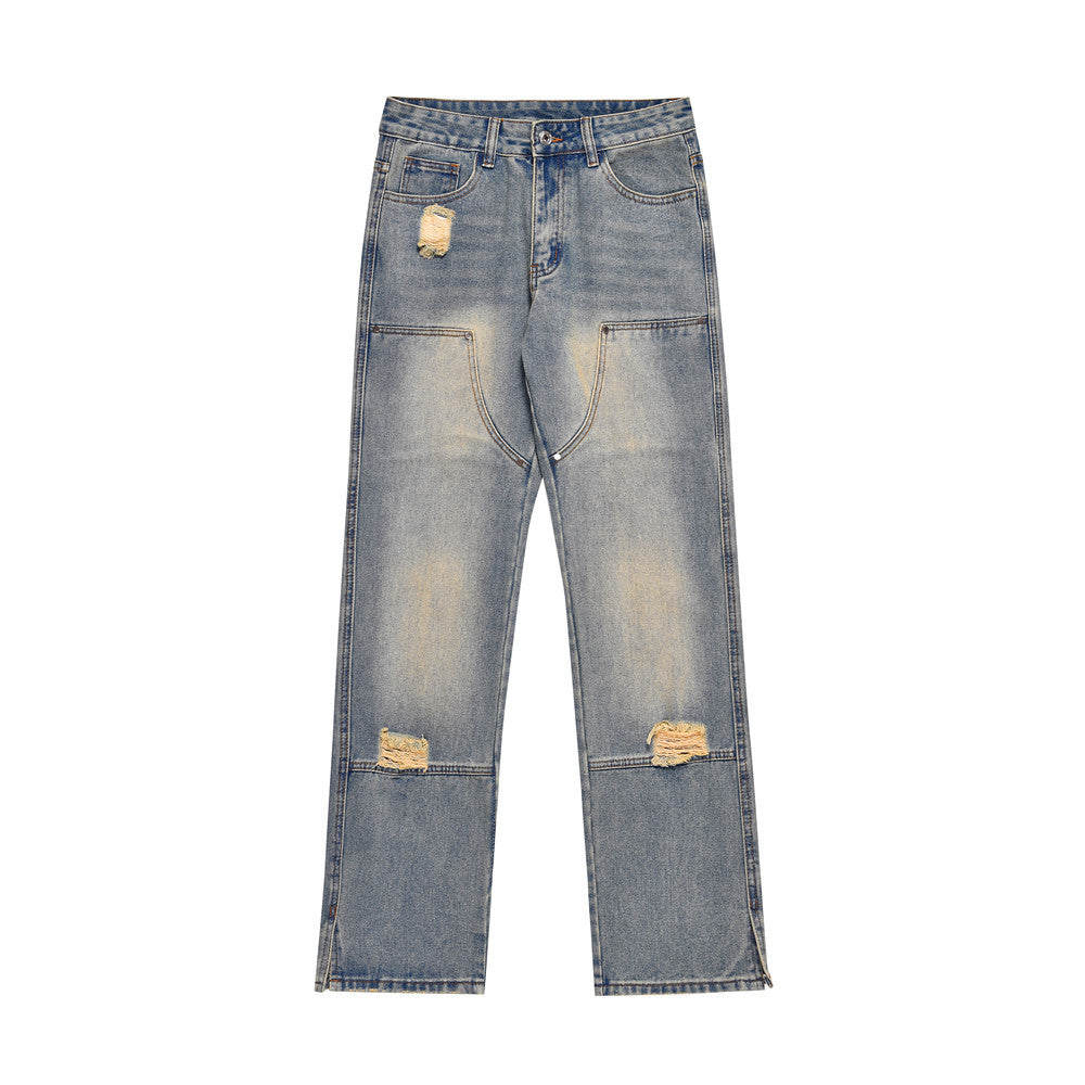American Retro Fashion And Personalized Jeans For Men