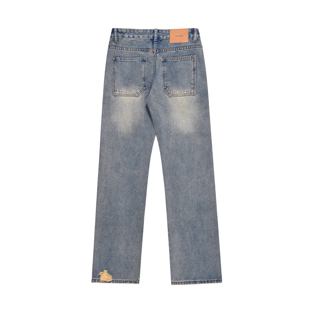 American Retro Fashion And Personalized Jeans For Men