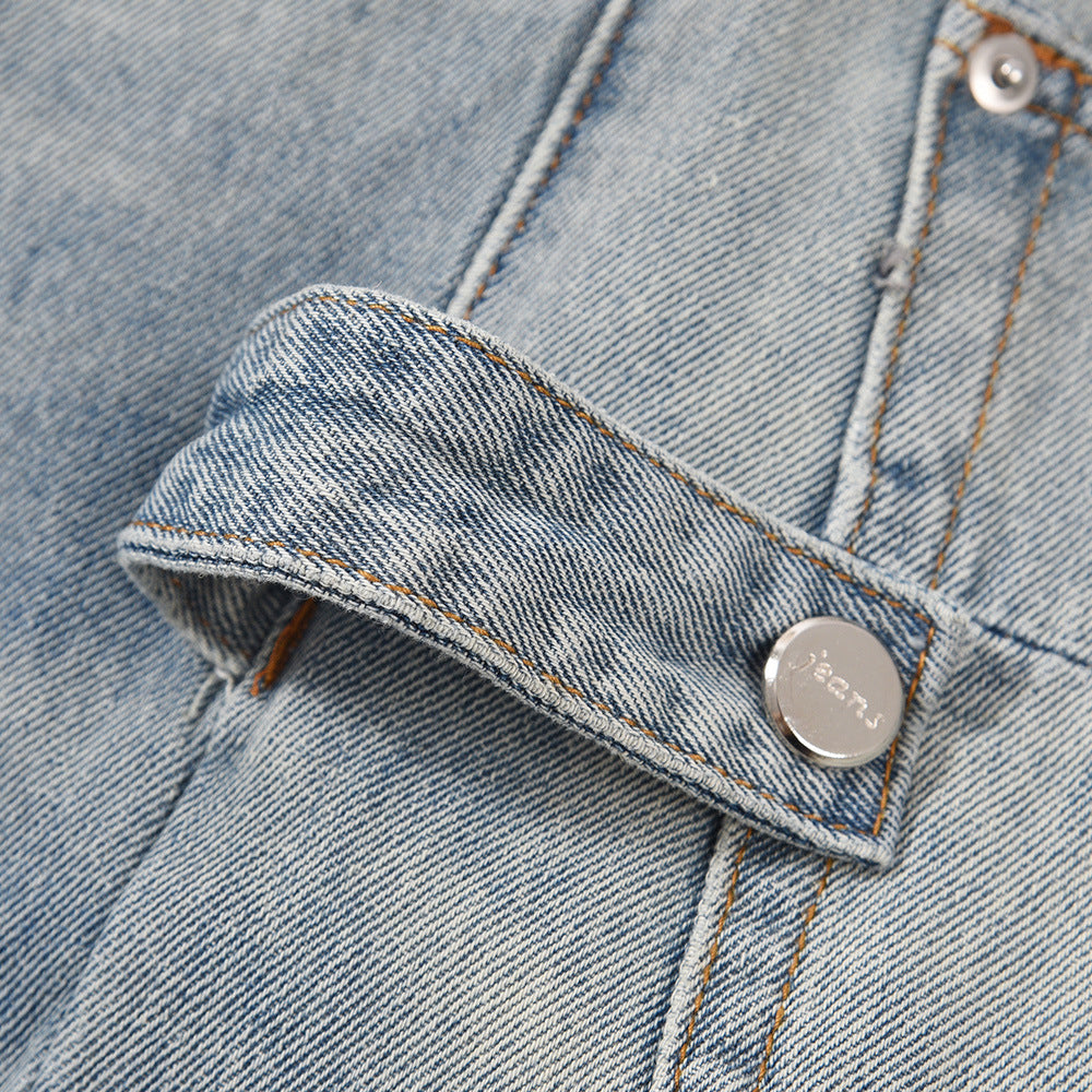 Fashion Personality American Straight Jeans Men