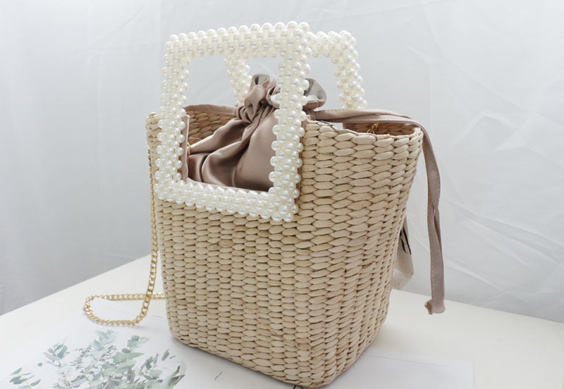 Hand-woven shoulder bag handbag