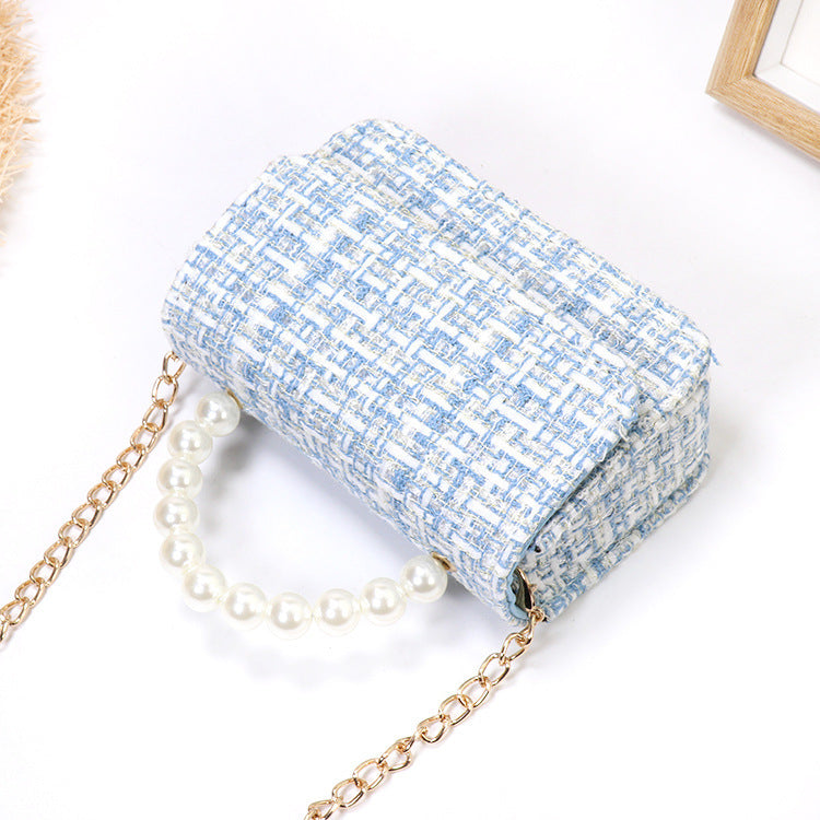 Princess personality pearl handbag